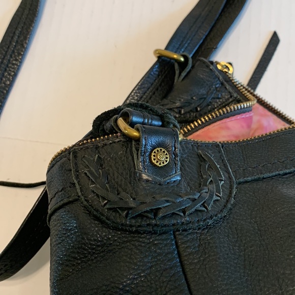 Peace & Love Women’s Leather Crossbody Purse - Picture 3 of 10